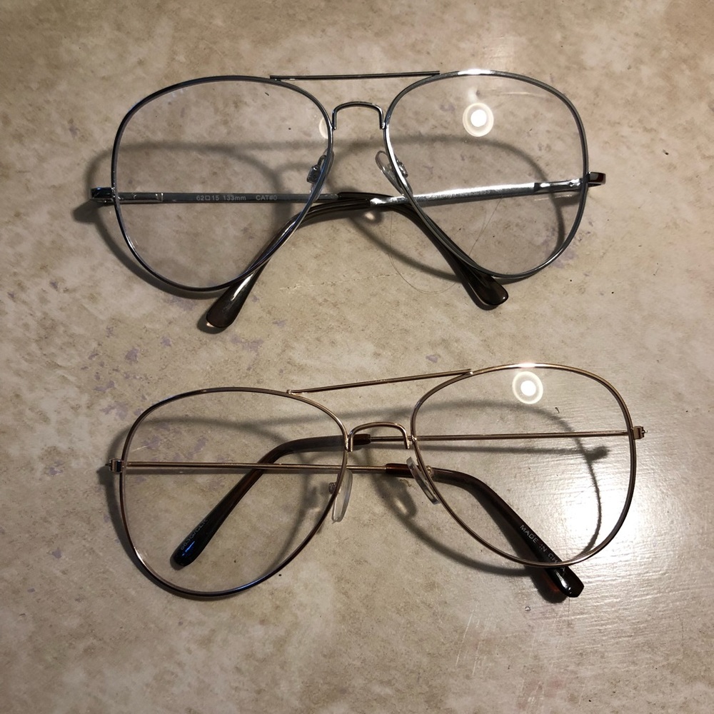 Clear “Ray Ban” Framed glasses
